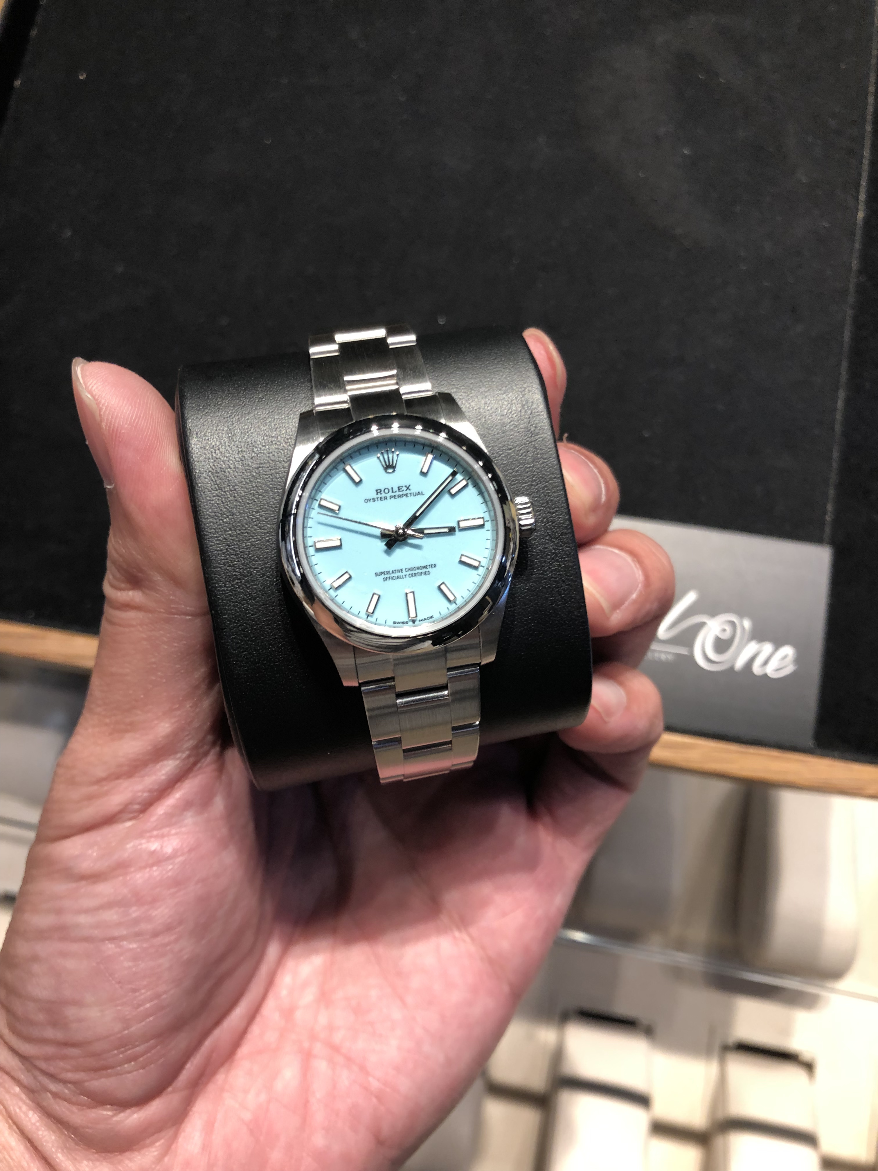 BRAND NEW ROLEX OYSTER PERPETUAL 277200 TIFFINY OYSTERSTEEL 31MM