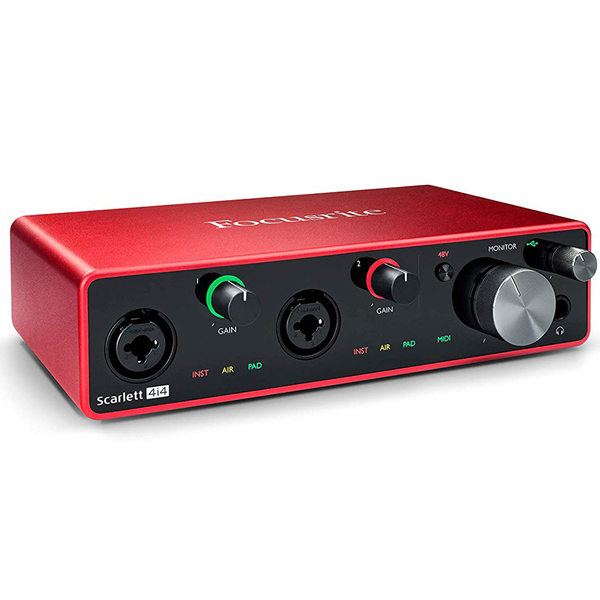 Focusrite Scarlett 4I4 第三代 錄音介面