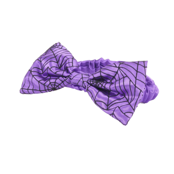 Purple Spider Web Headband