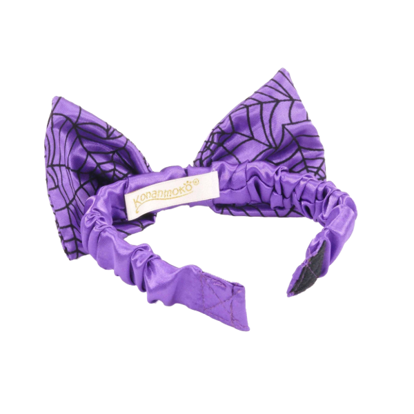 Purple Spider Web Headband