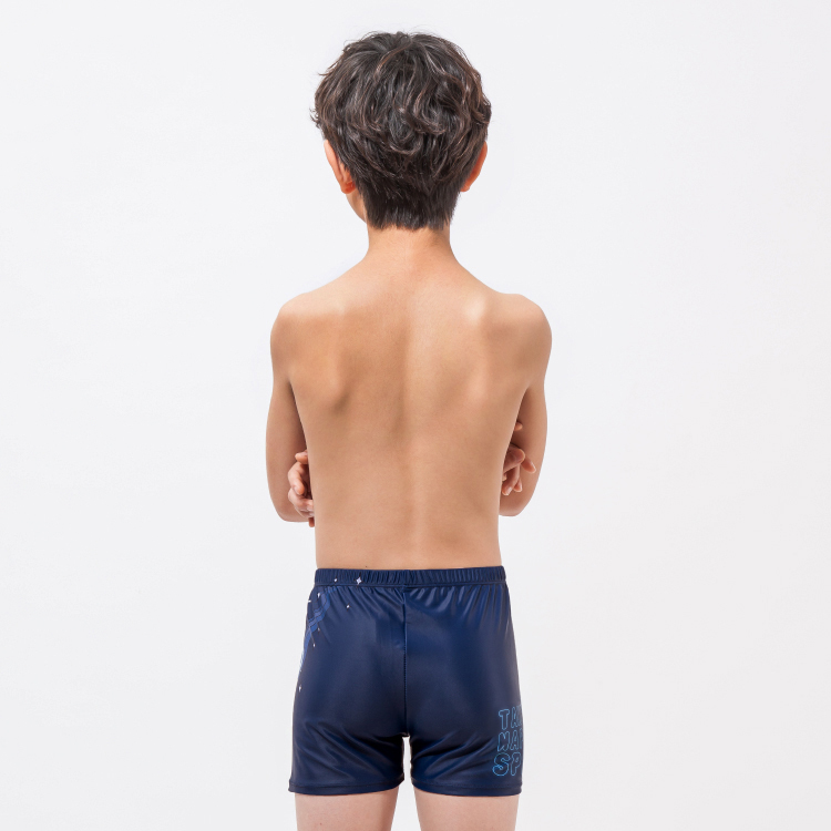 MAR-21140J 小男平口泳褲-太空熊熊