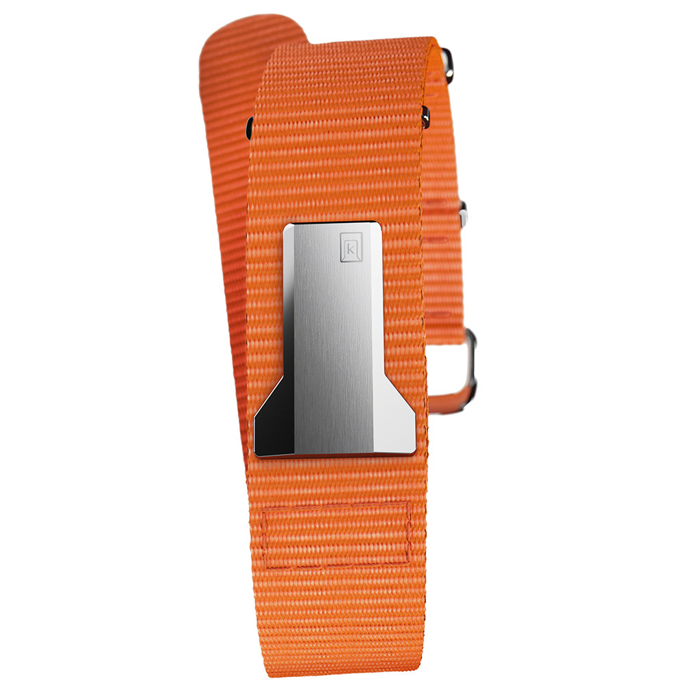 KLINK-03-MC9  橙色單圈尼龍錶帶