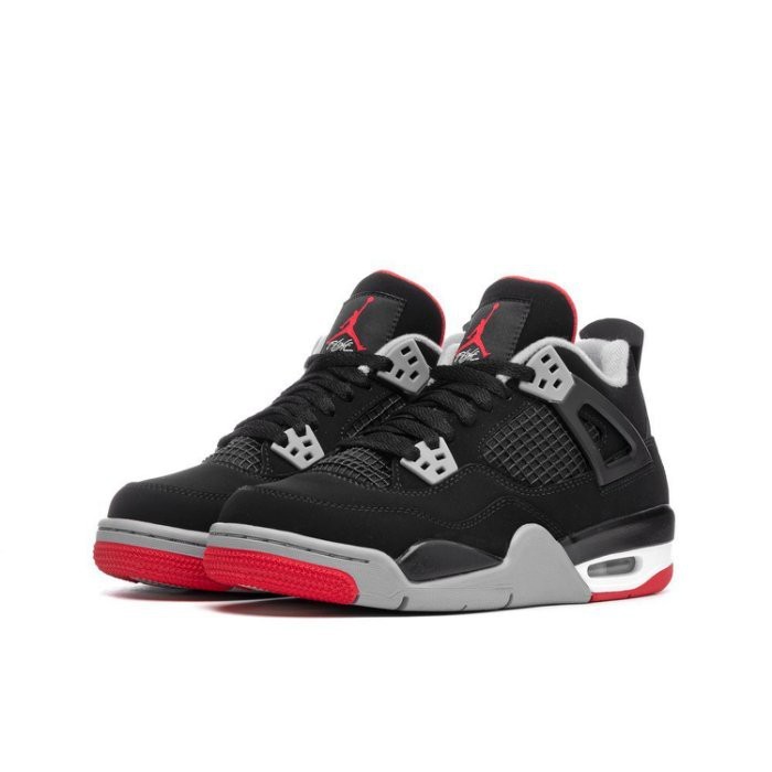 -(A14d)-AIR JORDAN 4 RETRO (GS) "BRED 2019" - 408452 060