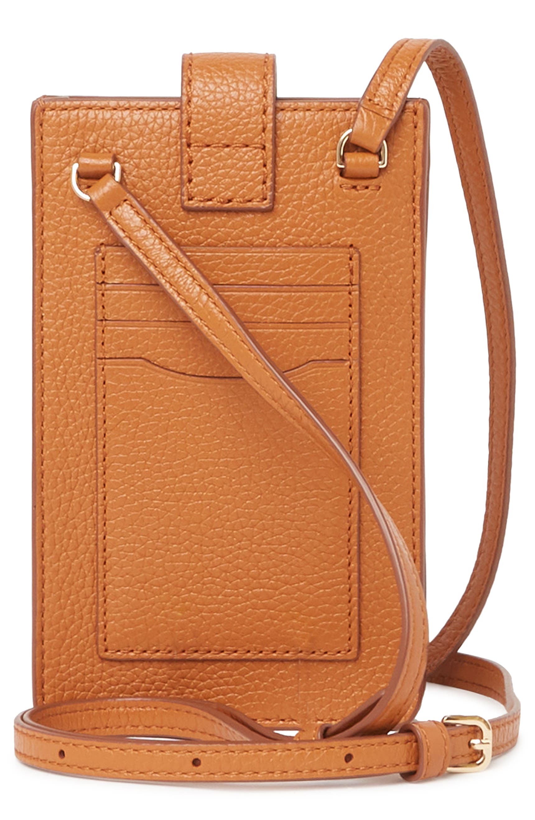 MARC JACOBS] Groove Leather Phone Crossbody Bag BLACK