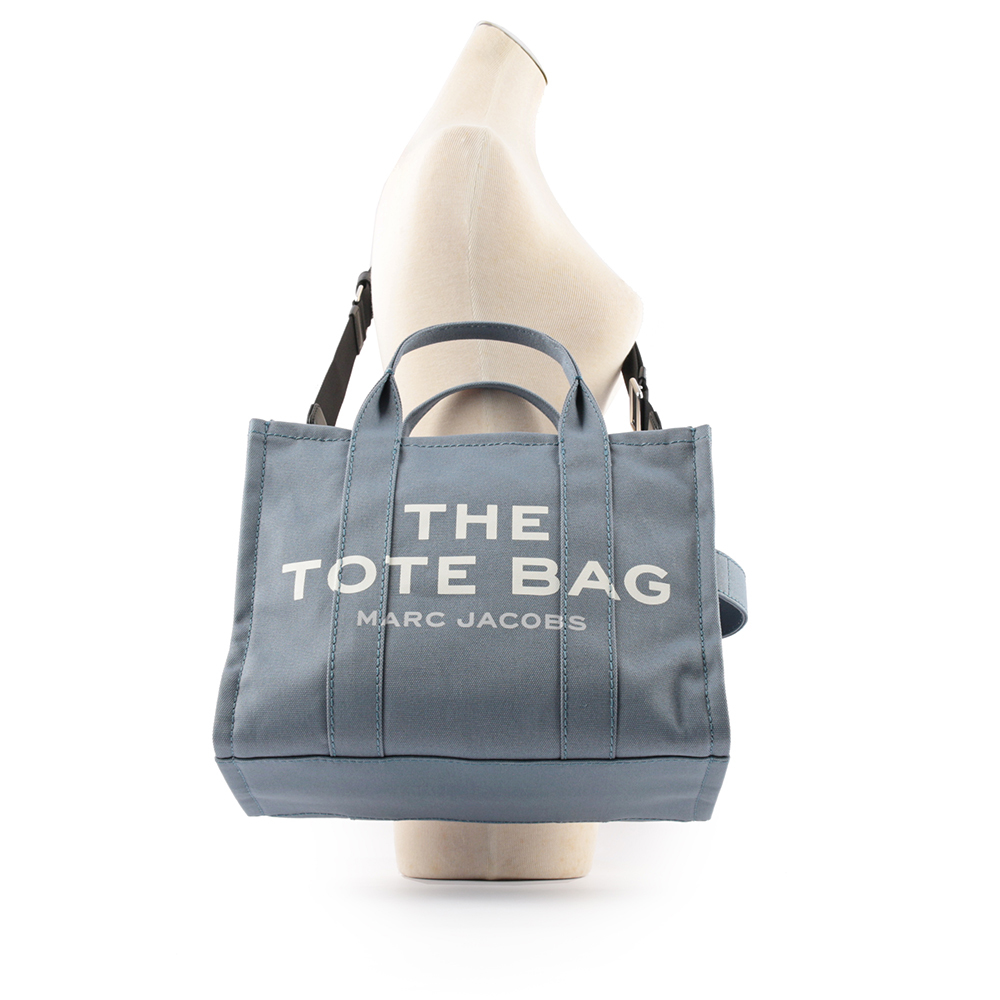 【MARC JACOBS】THE TRAVELER TOTE 二用中款托特包(影子藍) M0016161 481