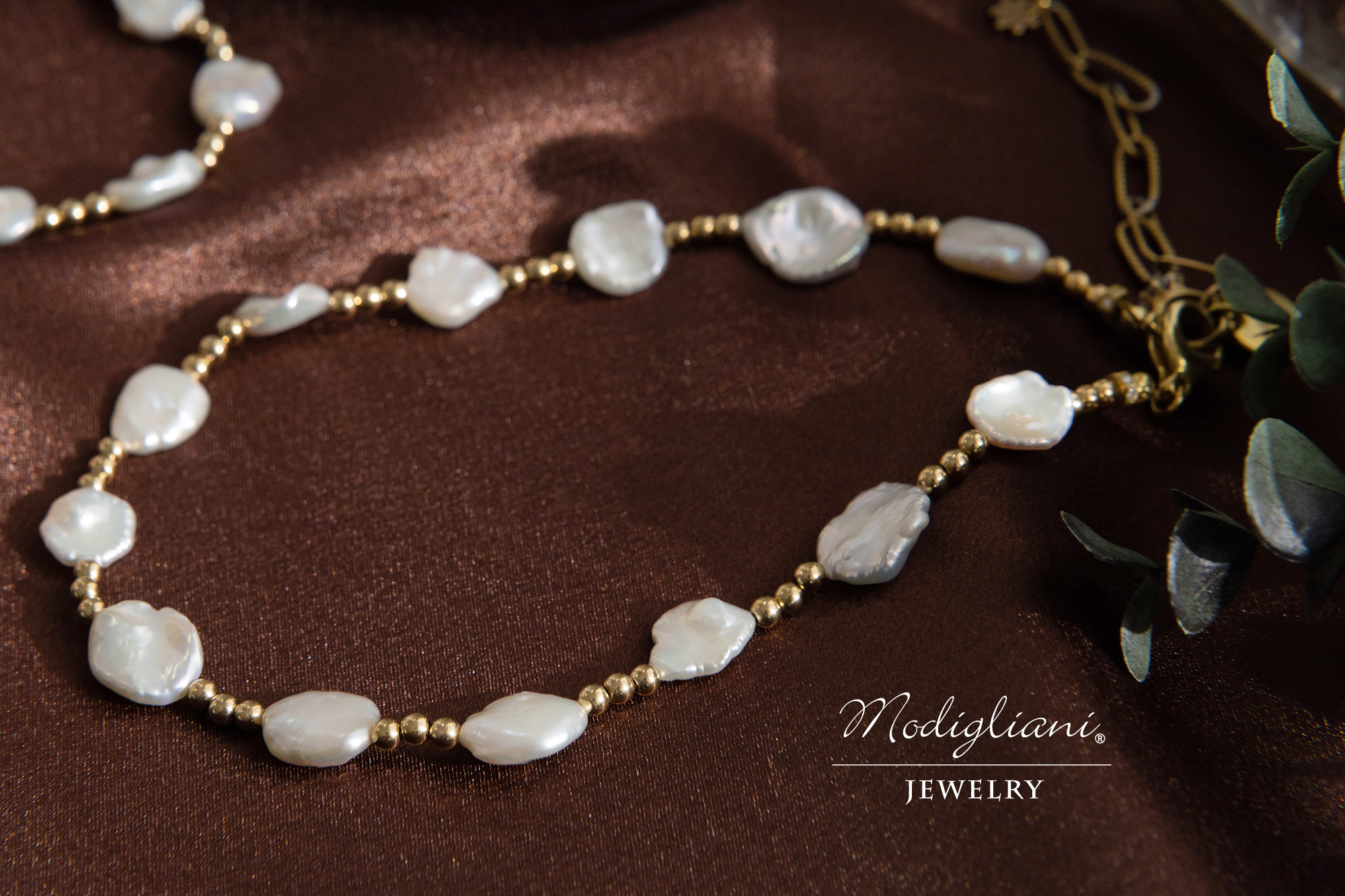 黃銅飾品,黃銅,氣質,項鍊,頸鍊,仙女,鋯石,天然珍珠,搶眼