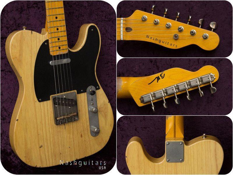 美國手工精品 Nash GUITARS T52 ASH 復刻仿舊 電吉他