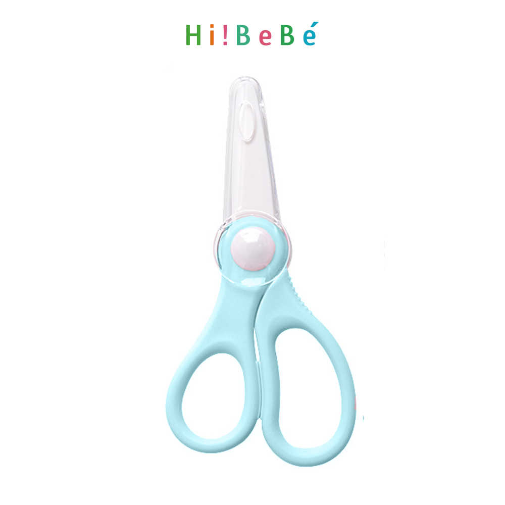 HIBEBE 嬰兒陶瓷食物剪(附收納盒)-綠