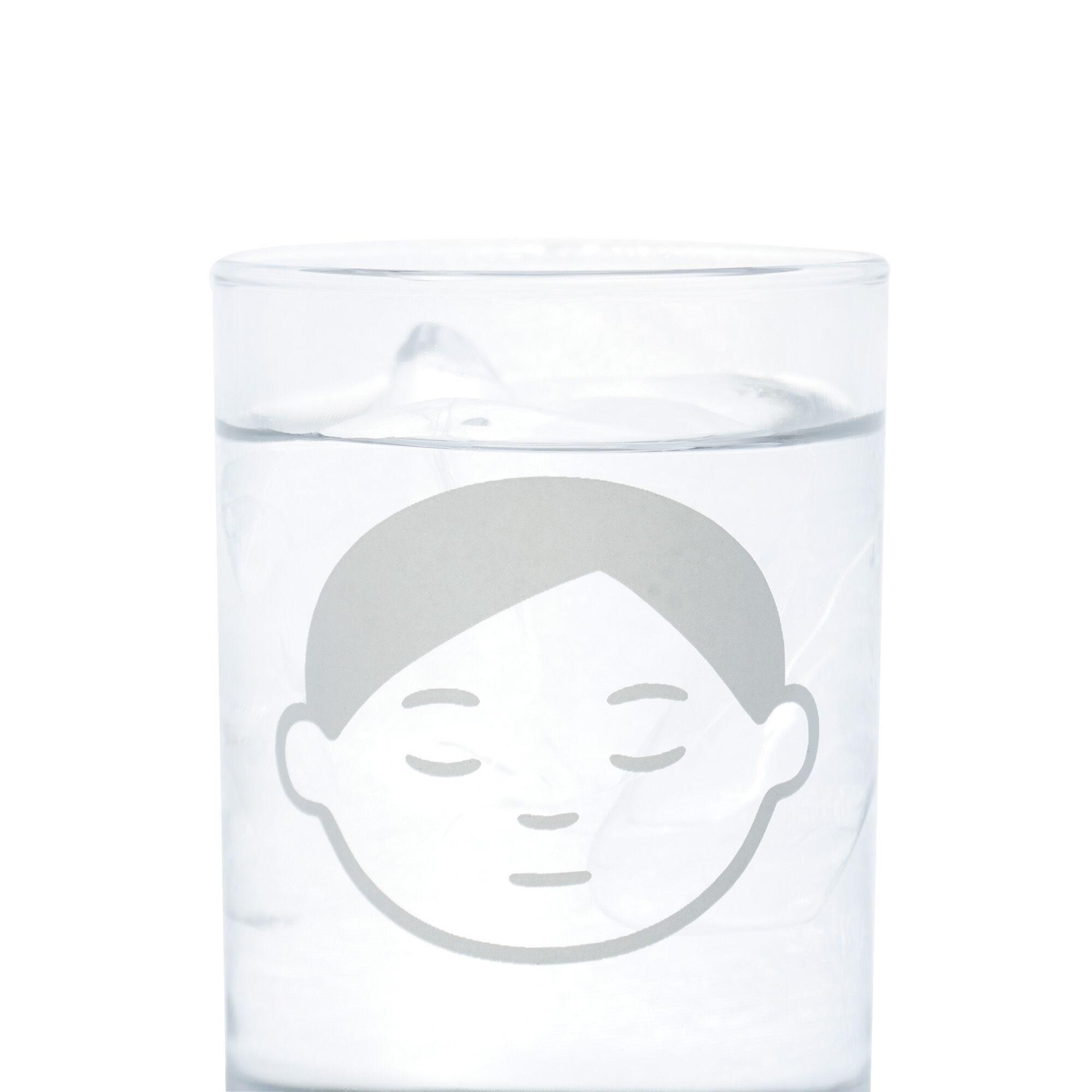 「sleep boy 透明玻璃杯」