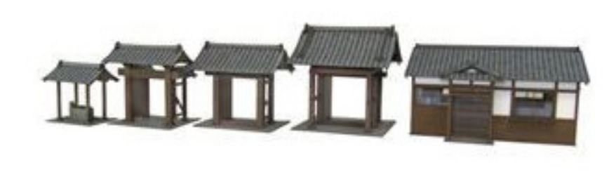 Sankei 情景 MK05-45 HO規 社寺-3 套件