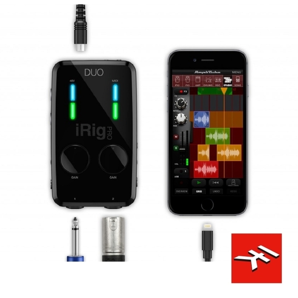 IK Multimedia iRig PRO DUO 行動錄音介面