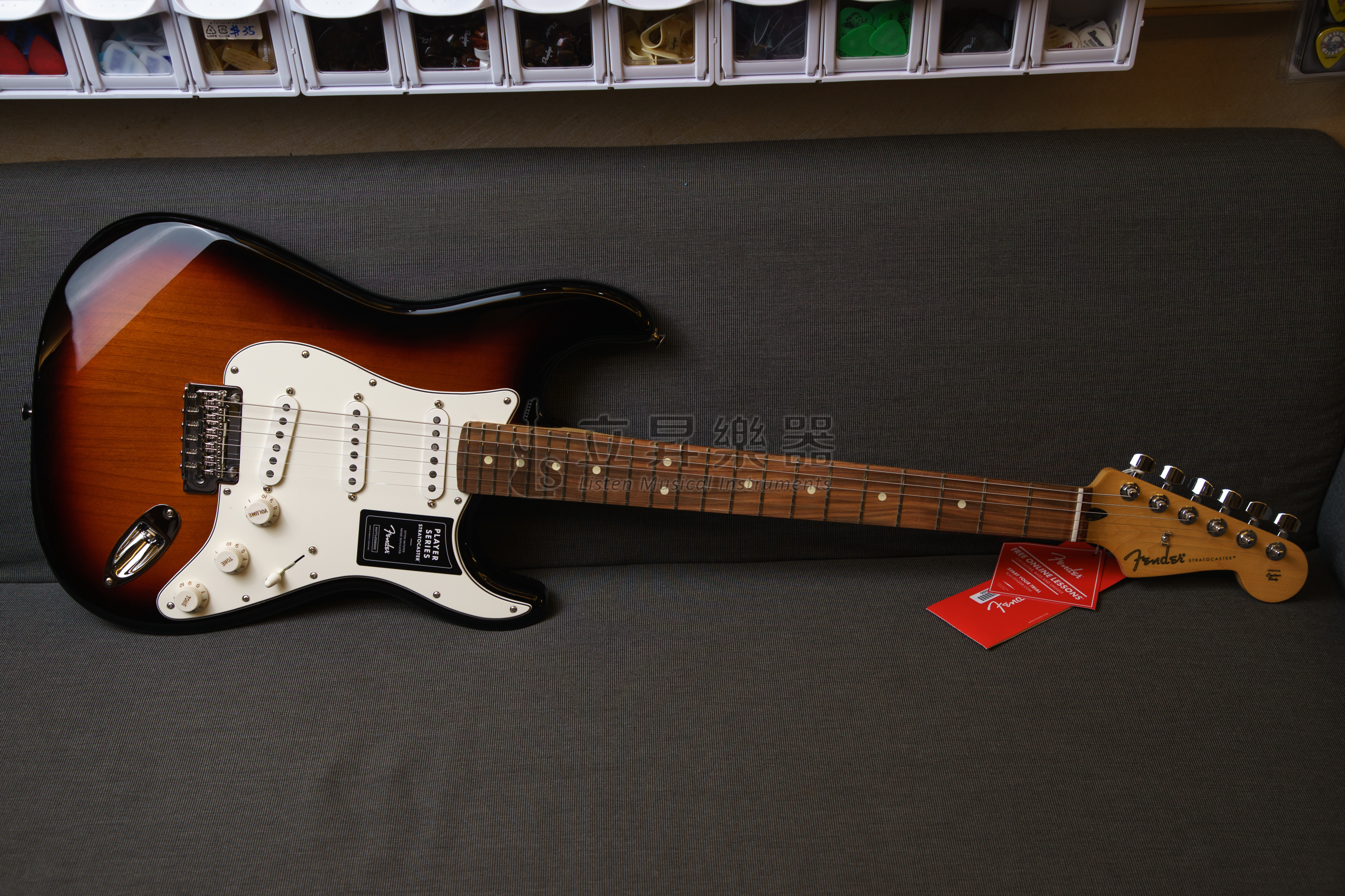 Fender Player Stratocaster PF 3TS 單單單 小搖座電吉他 鐵木指板 三色漸層 墨廠 送防潑水琴袋