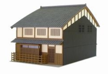 Sankei 情景 MK05-11 HO規 民家-1 套件