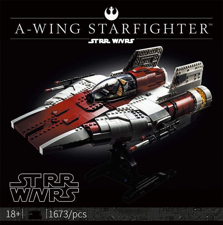 A-wing Starfighter Star Wars Buildings Blocks Set Fit Lego NO BOX NA9559