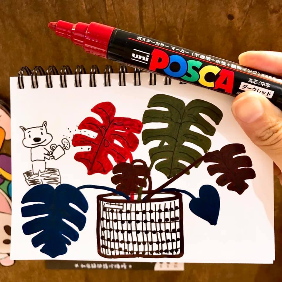 單枝  POSCA  復古色 水性麥克筆 異材質可用|Uni 日本