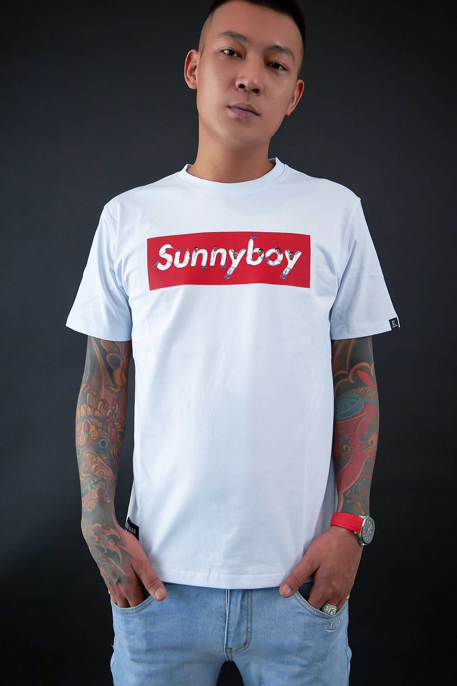 Lazy Man 陽光男孩翻玩T恤--大人款