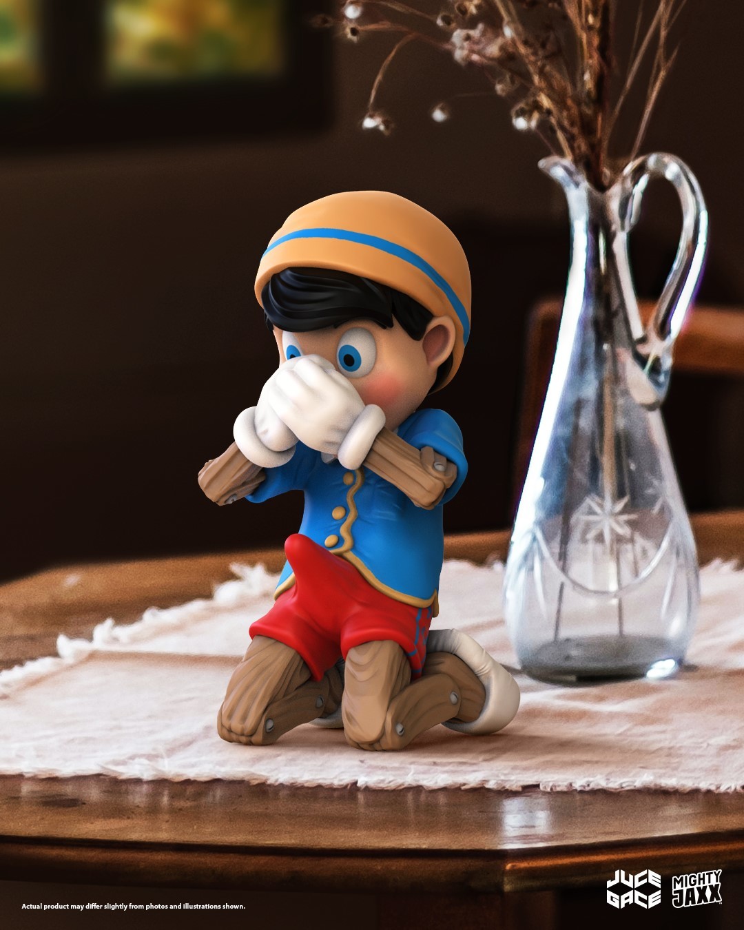 Mighty Jaxx A Wood Awakening Inner Struggle 晨勃 小木偶 跪姿 初版配色