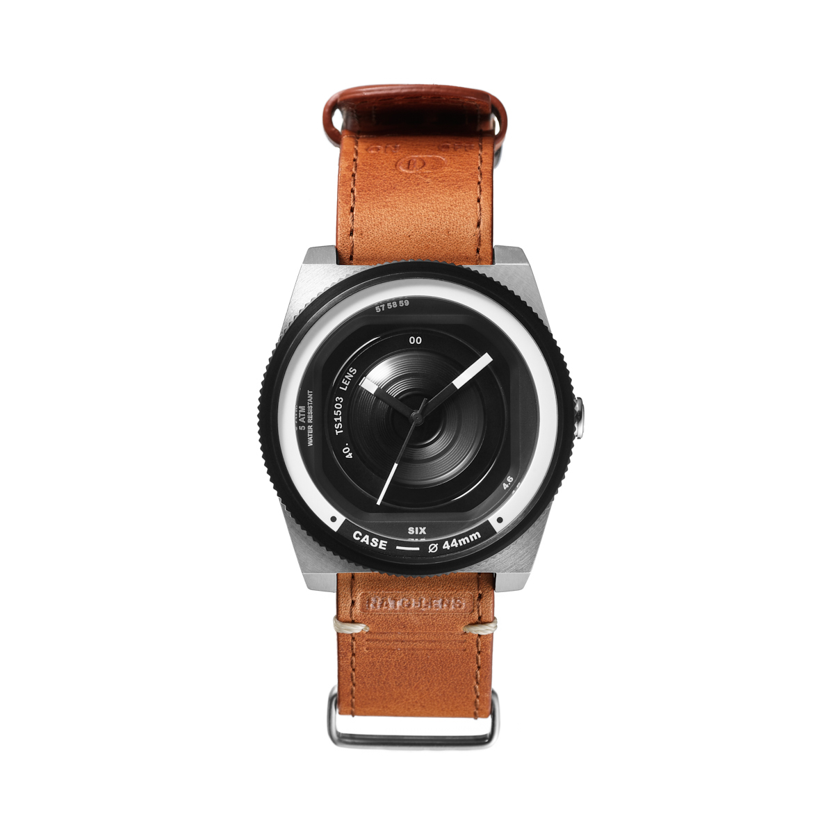 TACS Camera Lens 鏡頭錶 石英版 真皮 Nato TS1503C