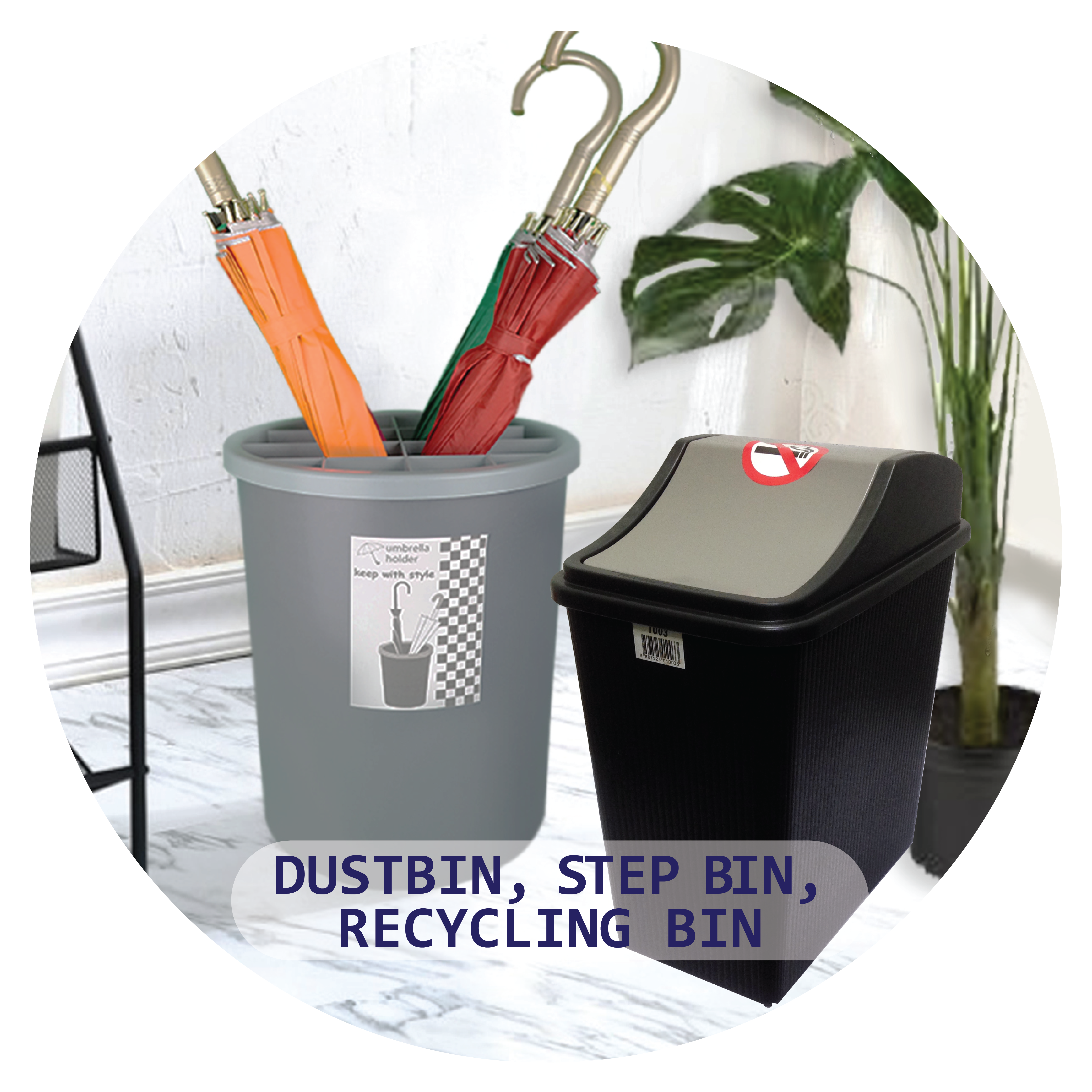 Dustbin, Step Bin, Recycling Bin