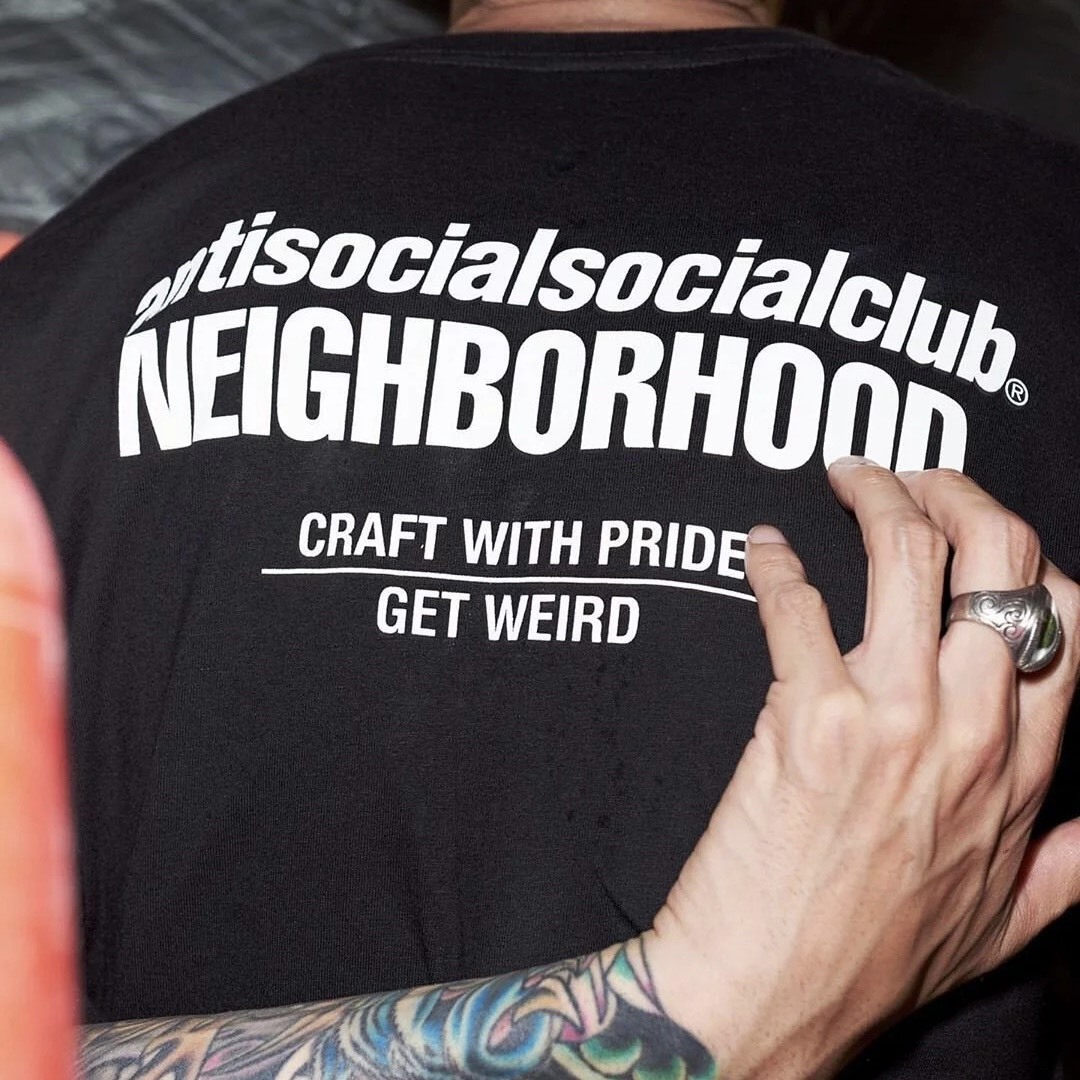 ASSC X NEIGHBORHOOD 骷髏 字母 Logo Tee 現貨