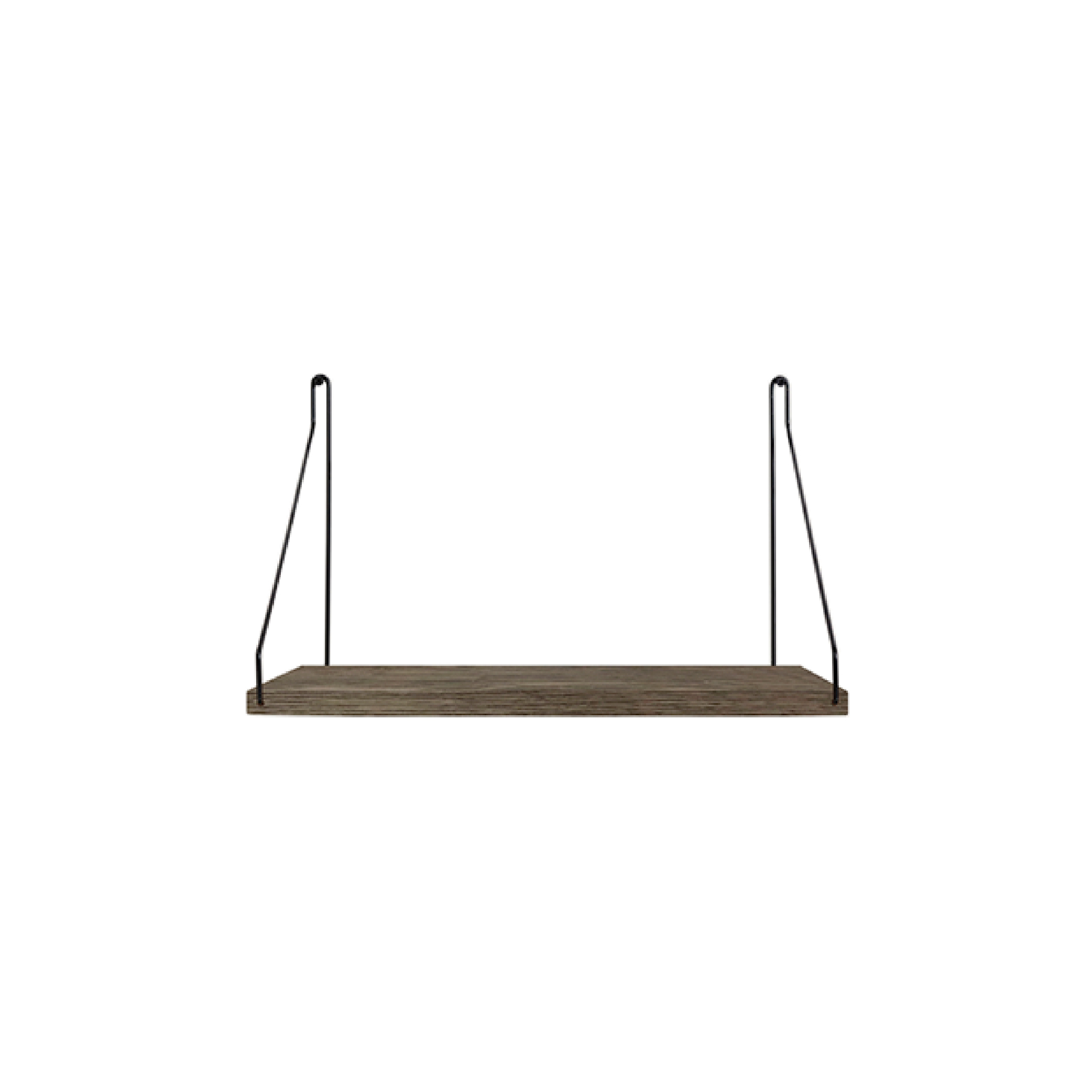 纏繞 / 三角壁掛架 橡木染深 - 40 公分 by FRAMA
