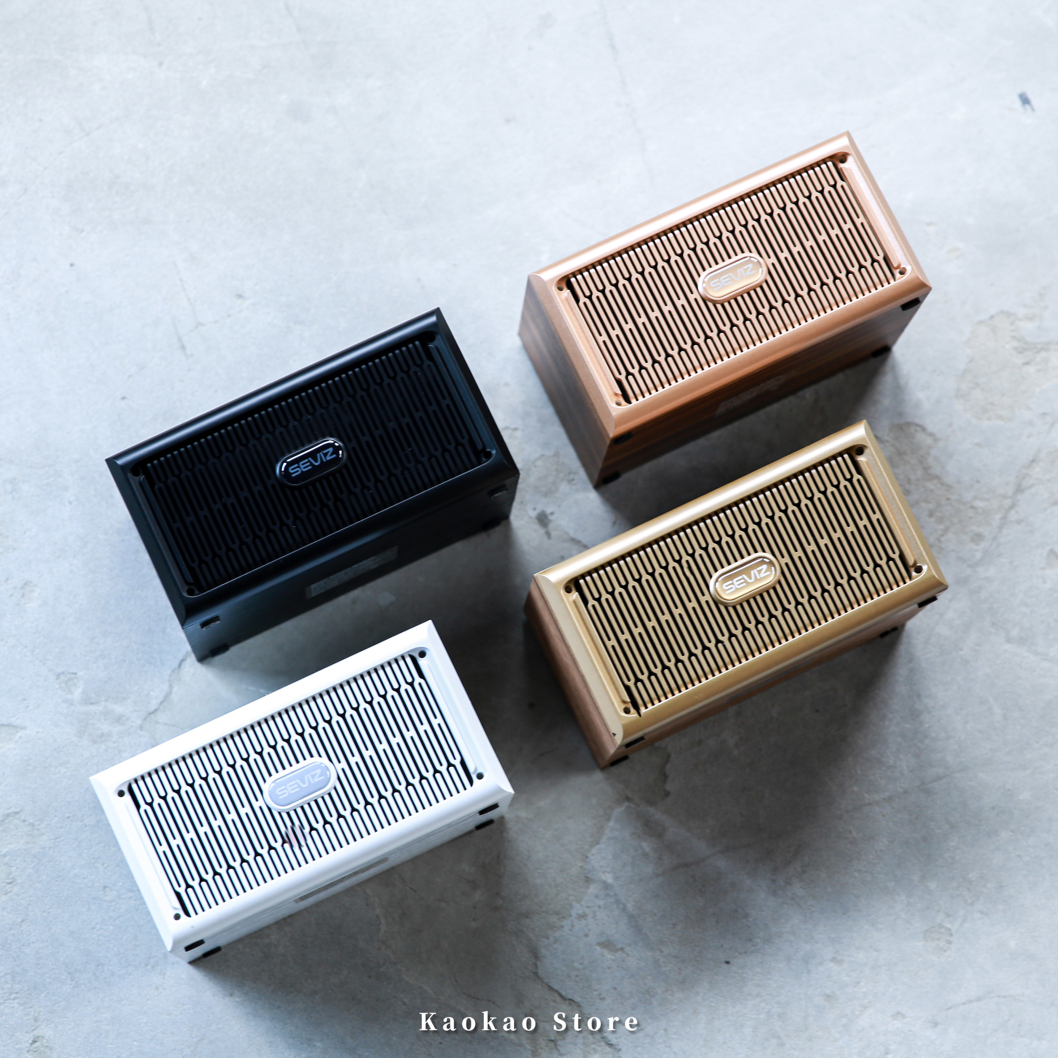 現貨 韓國 SEVIZ 木質 復古質感 無線藍芽音響