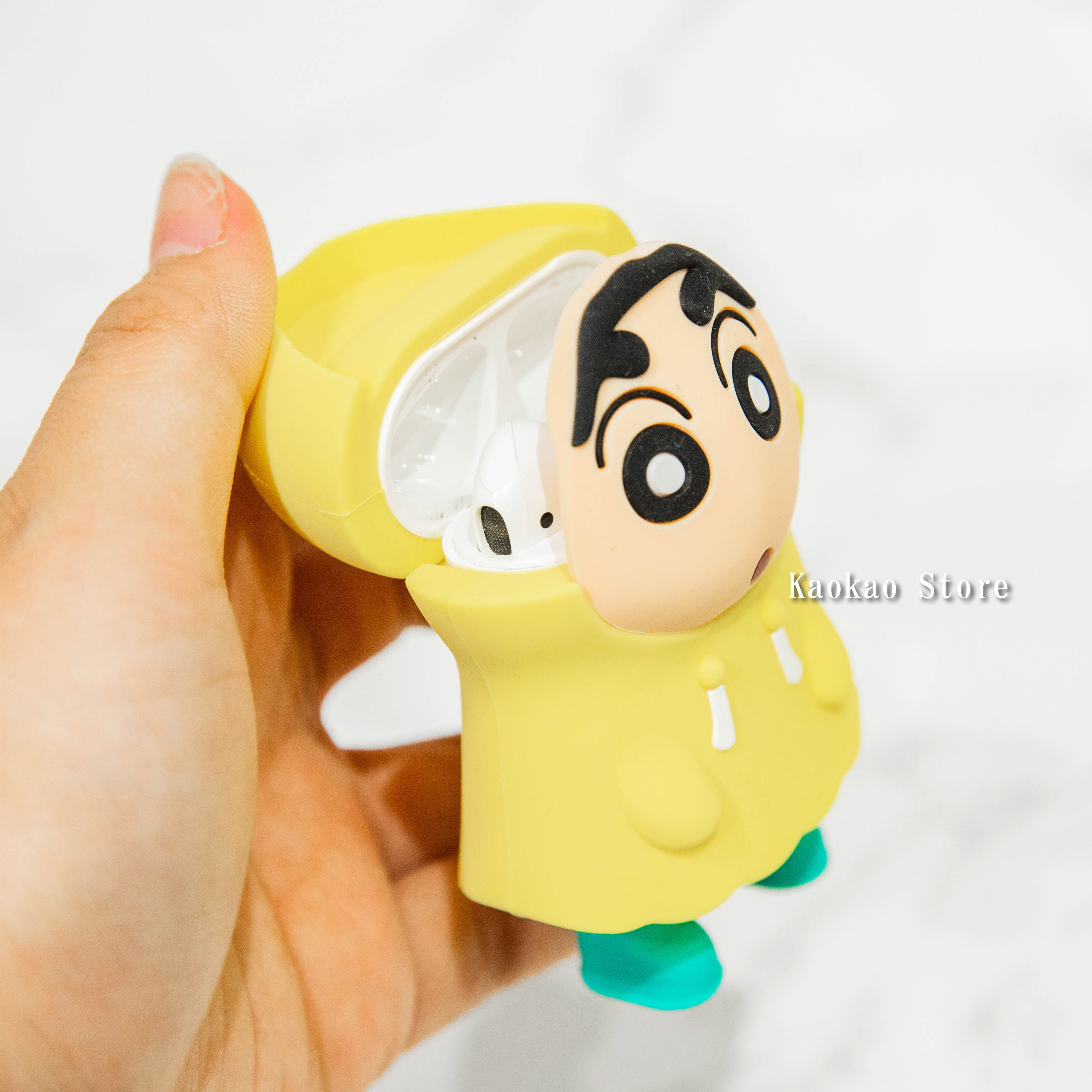 韓國 蠟筆小新 AirPods scase 1/2代 蘋果耳機保護套