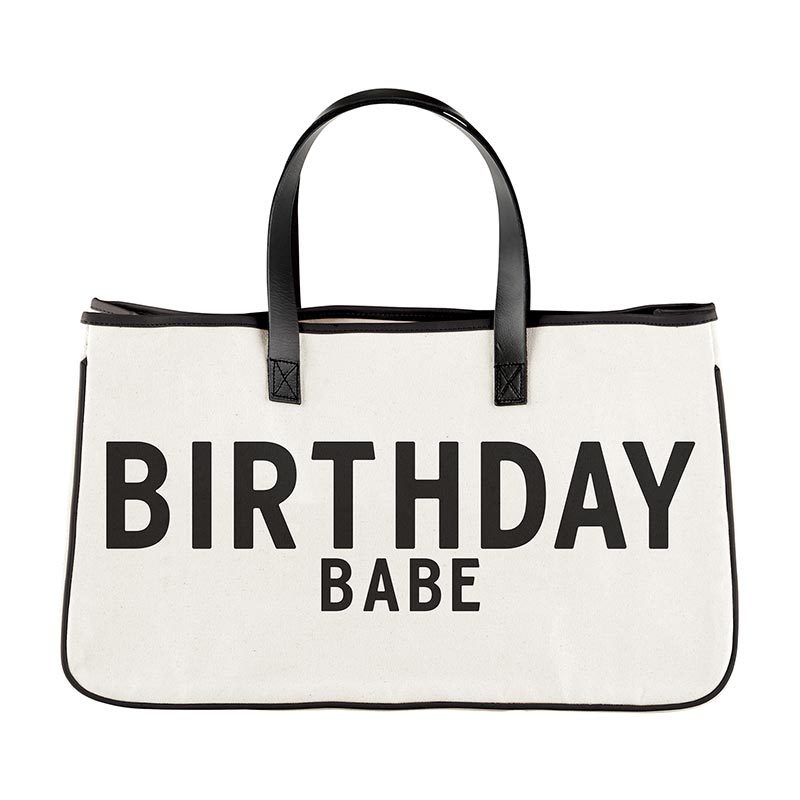 Santa Barbaratote 帆布手提包 BIRTHDAY BABE