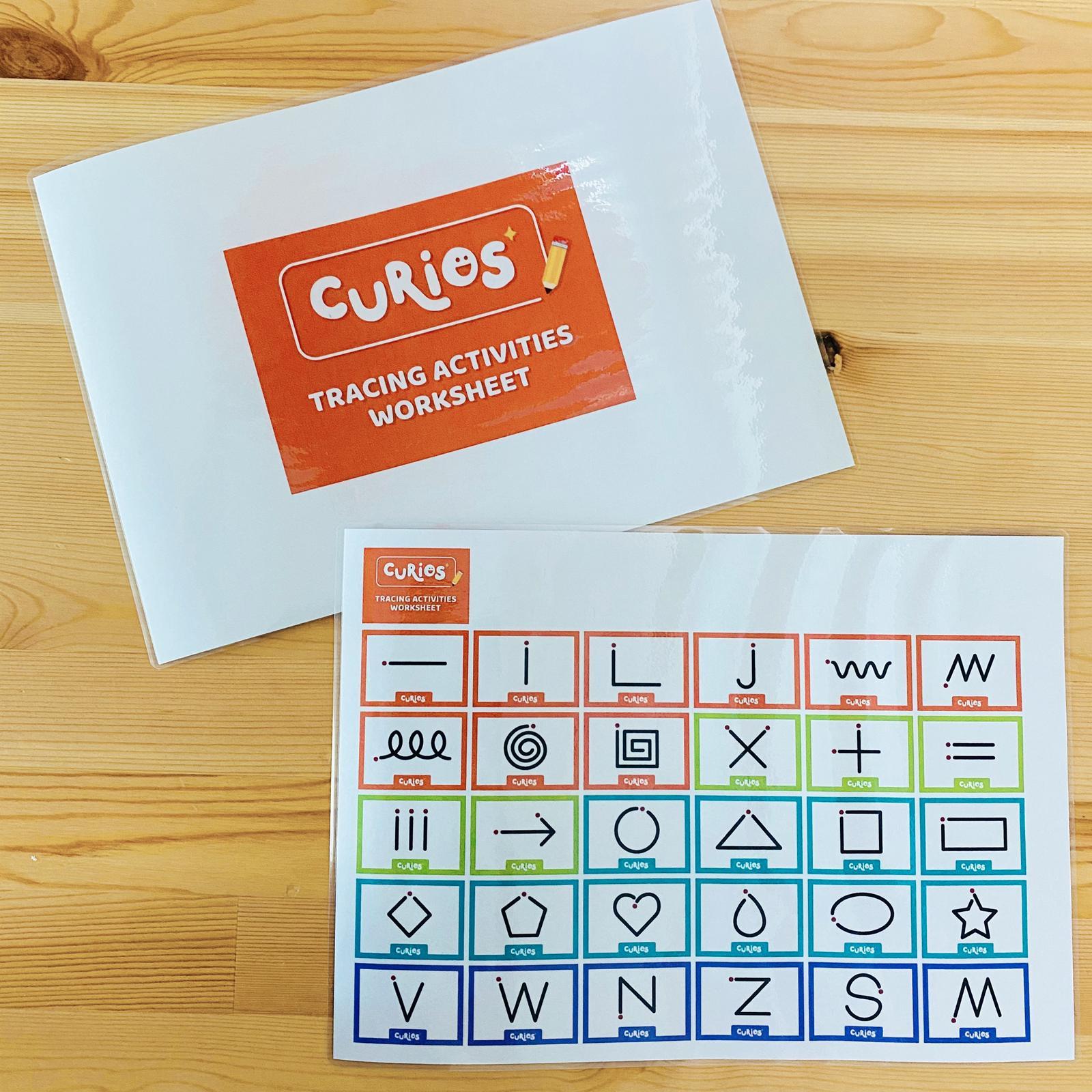 Curios®️ Tracing Activities Worksheet ❗PDF線上下載版本❗