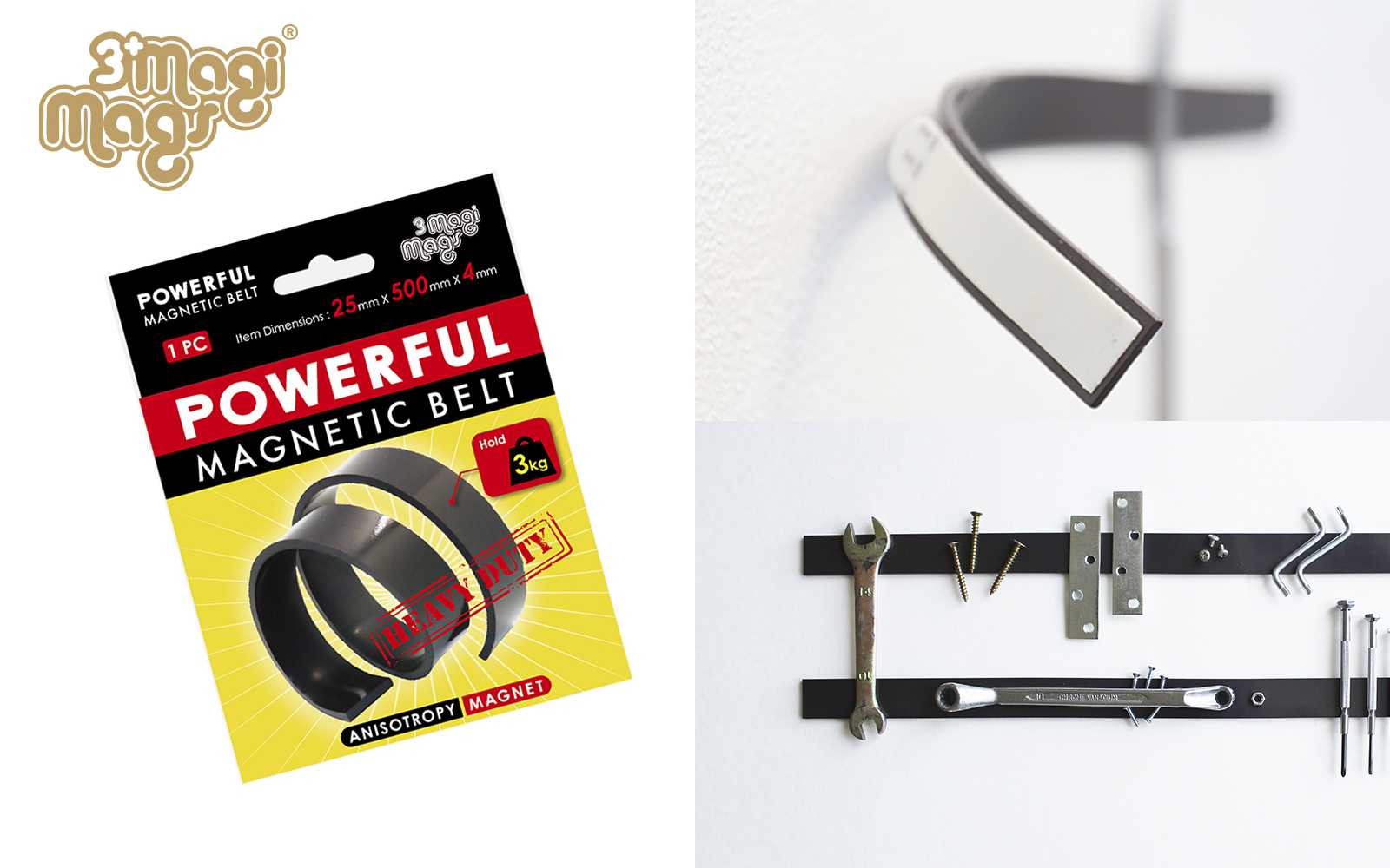 3+ Magi Mags 強力磁石帶
