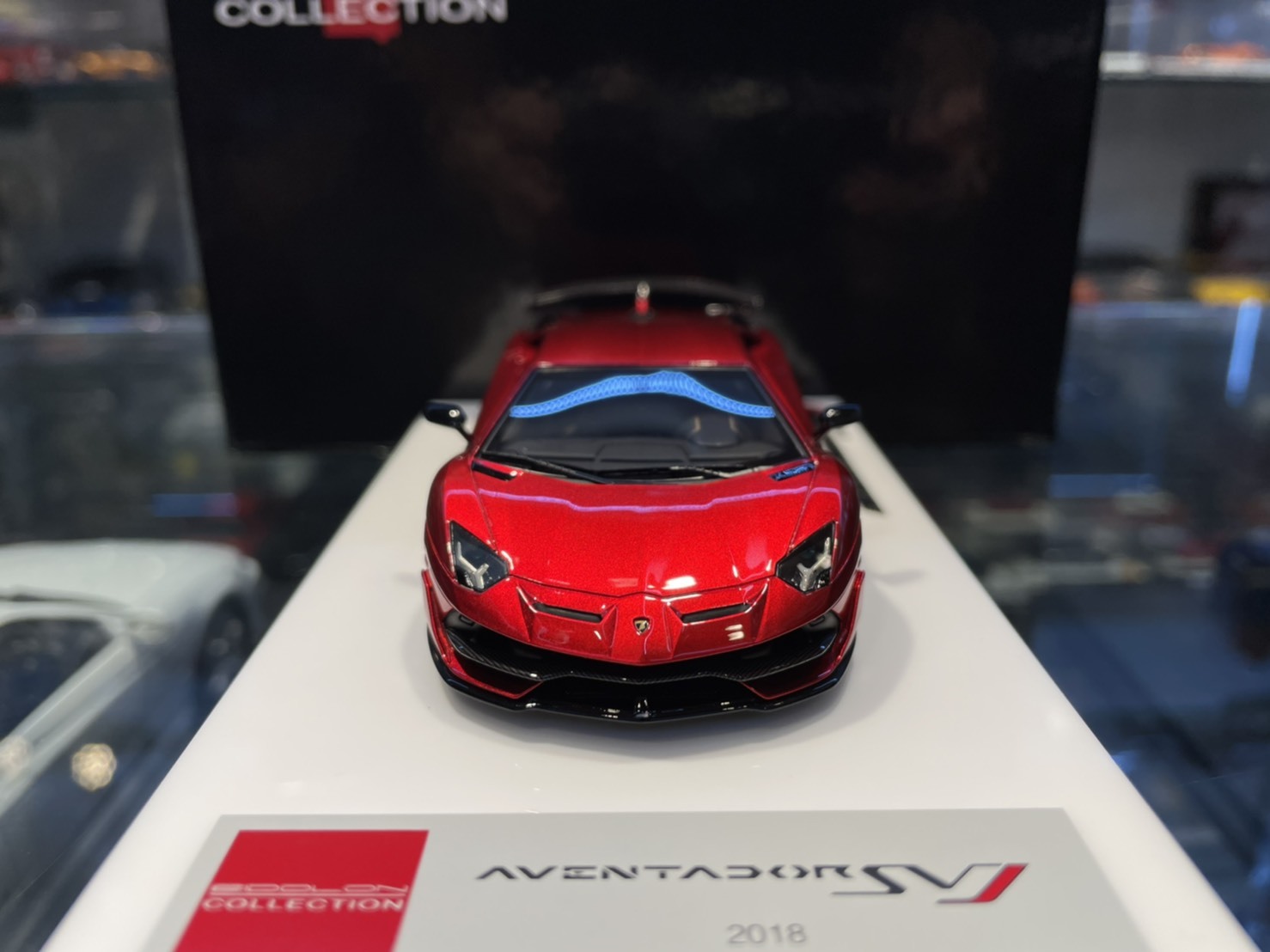 MakeUp EM513A Aventador SVJ Rosso Efesto 1/43