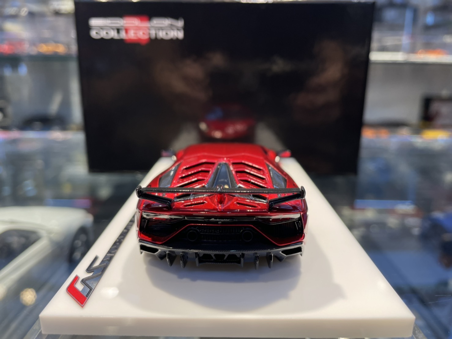 MakeUp EM513A Aventador SVJ Rosso Efesto 1/43