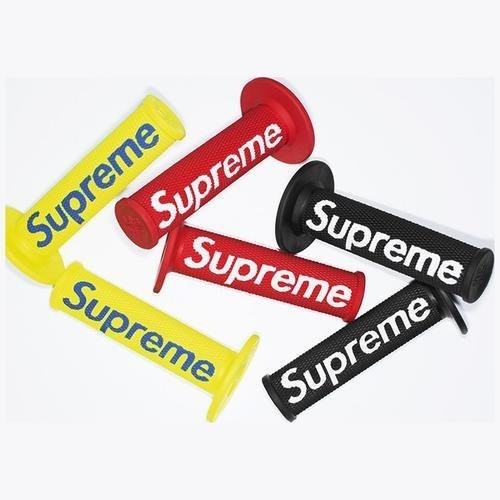 -(C05)-SUPREME FOX RACING MOTO HAND GRIP 機車握把 黑 紅
