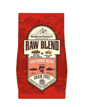 Stella & Chewy's 凍乾生肉外層低溫烘焙乾糧 + 凍乾生肉粒 - 野生捕撈配方 3.5lb / 22lb