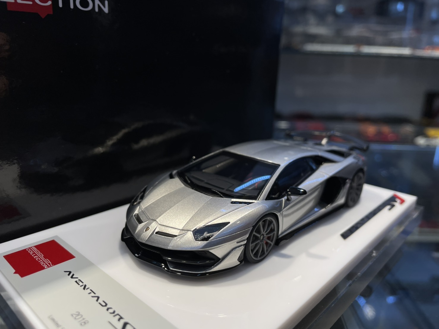 MakeUp EM513D Lamborghini Aventador SVJ Silver 1/43