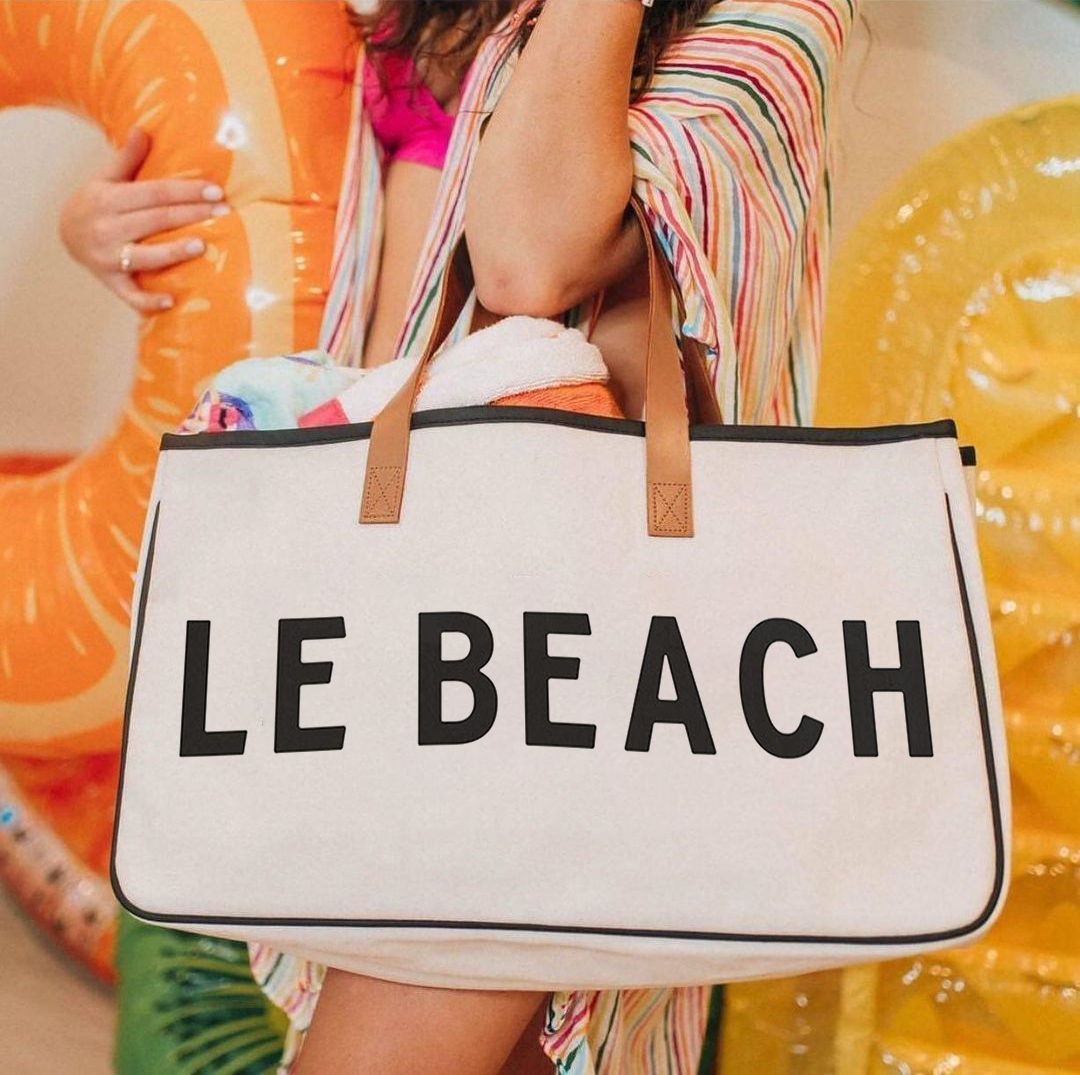 Santa Barbaratote 帆布手提包 LE BEACH