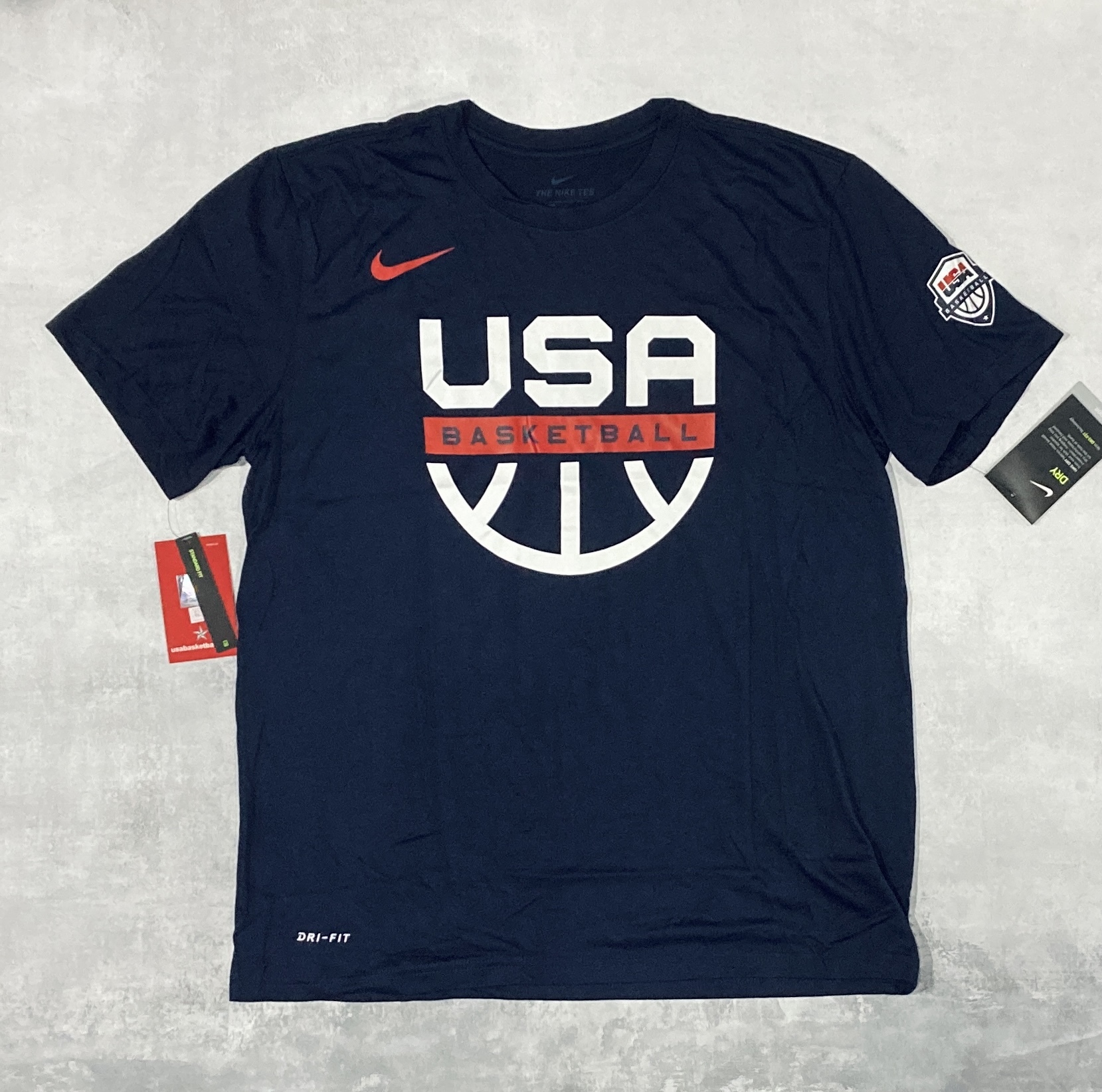 (現貨) Nike USA Men's Basketball Practice TShirt