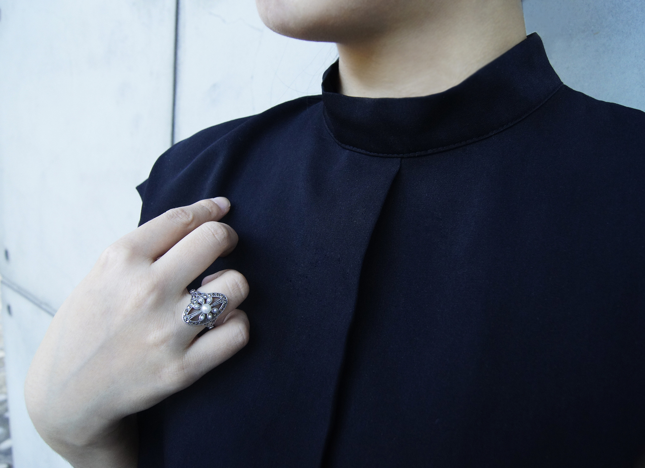 宮廷式珍珠戒指