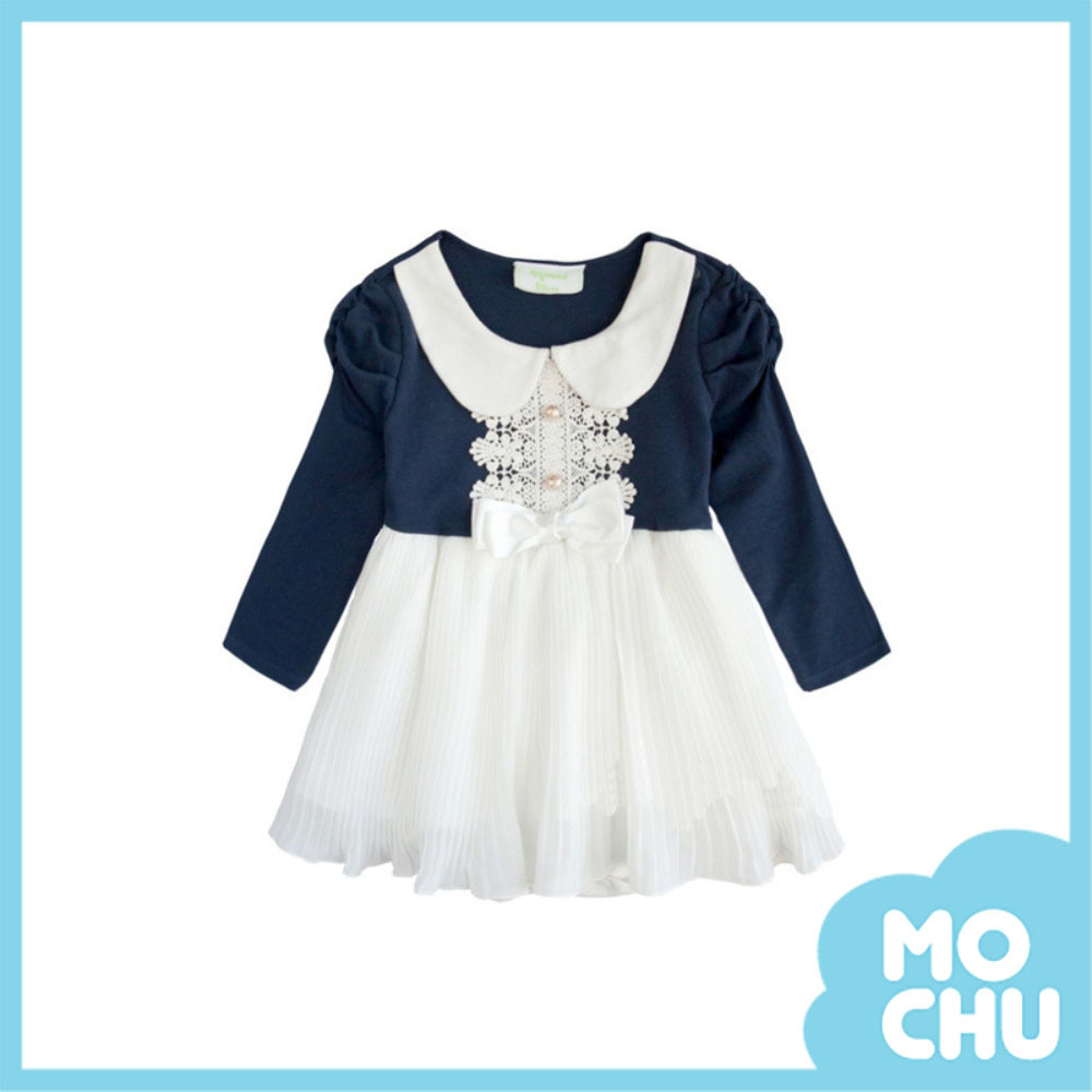 小圓領公主紗紗包屁裙(兩色)