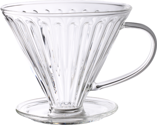 Pyrex Café Hand flush glass filter cup
