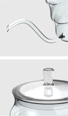 Pyrex Café Hand coffee pot 1000ml