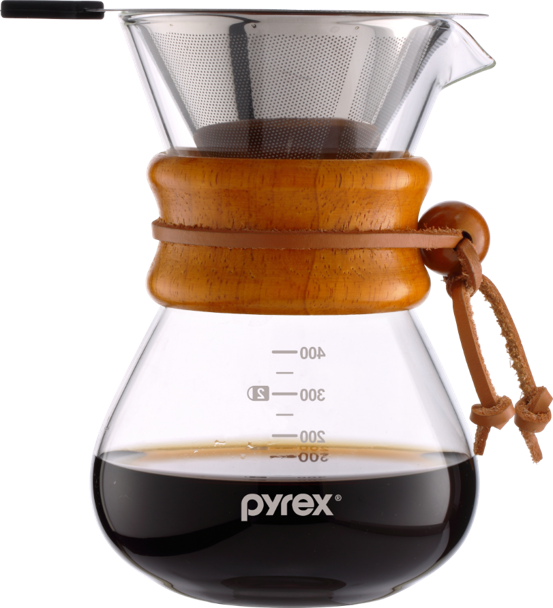 Pyrex Café Coffee filter cup pot group 400ml