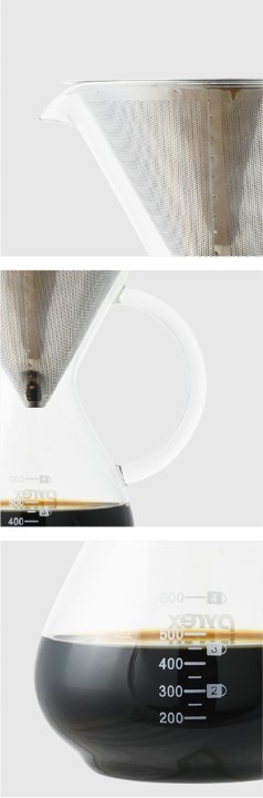 Pyrex Café Coffee filter cup pot group 600ml