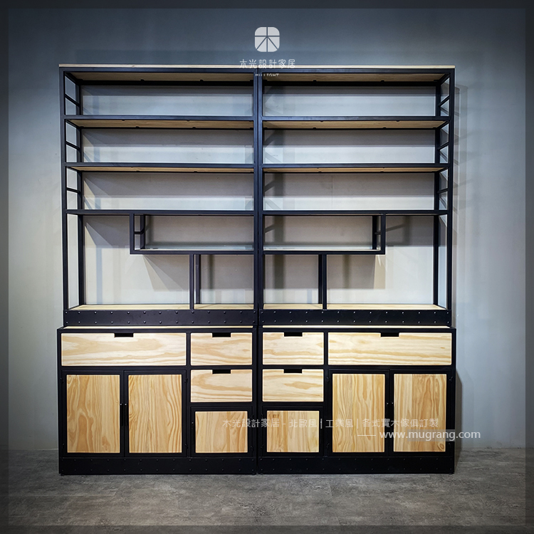 LOFT實木展示抽屜櫃架|可訂製