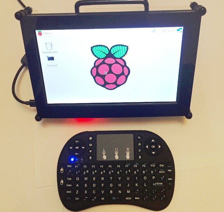 樹莓派7寸顯示螢幕壓克力保護外殼