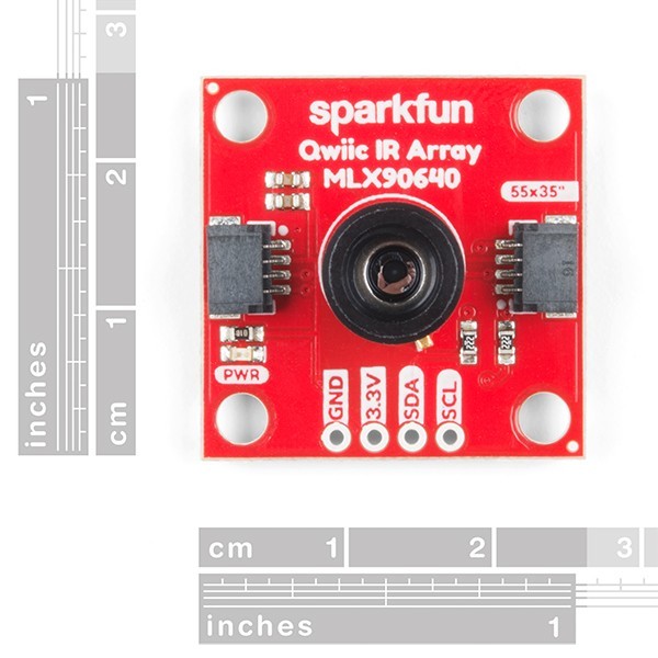 【美國原裝】SparkFun IR Array Breakout - 55 Degree FOV, MLX90640 熱像儀