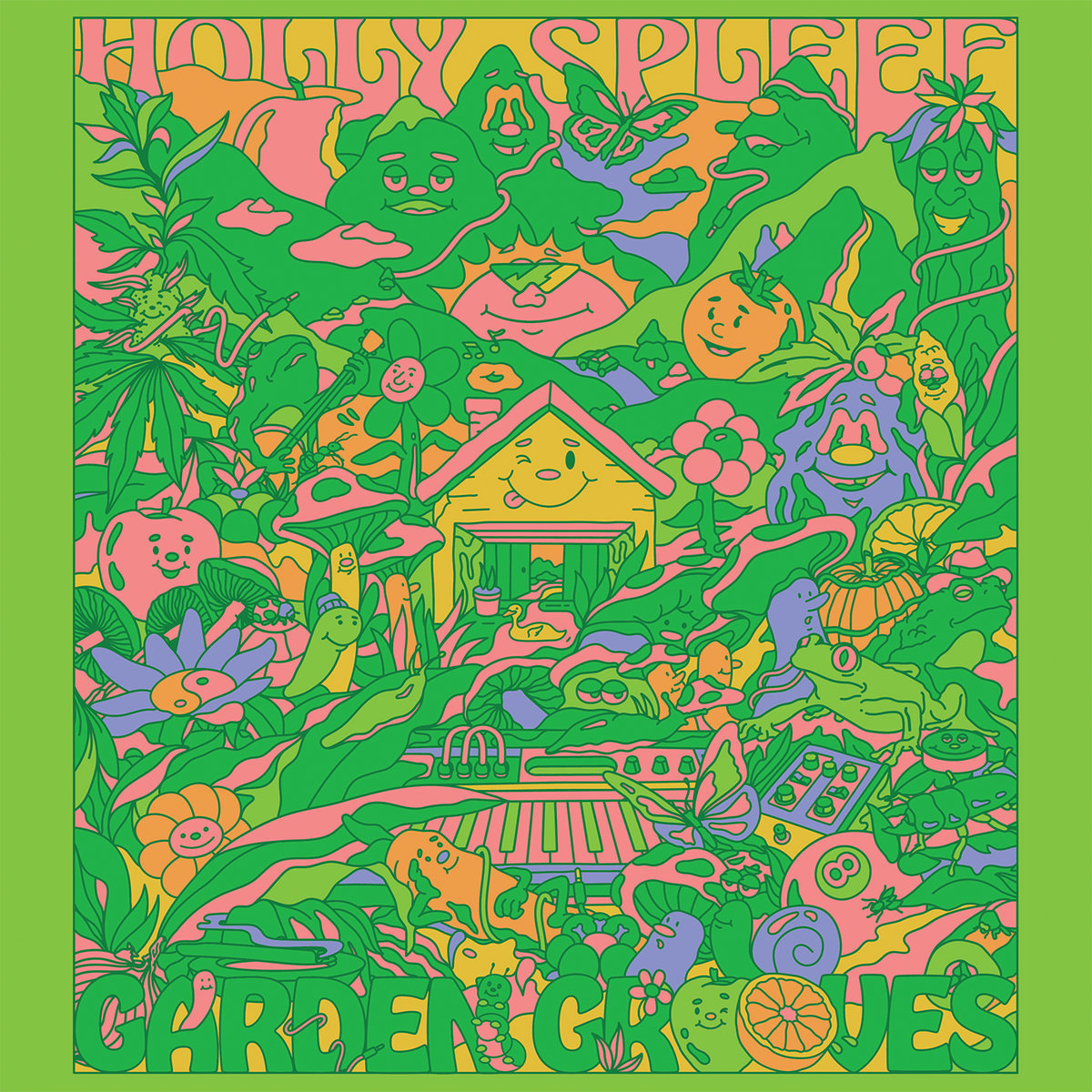 Hollyspleef《GARDEN GROOVES》（ 限量300張 LP）