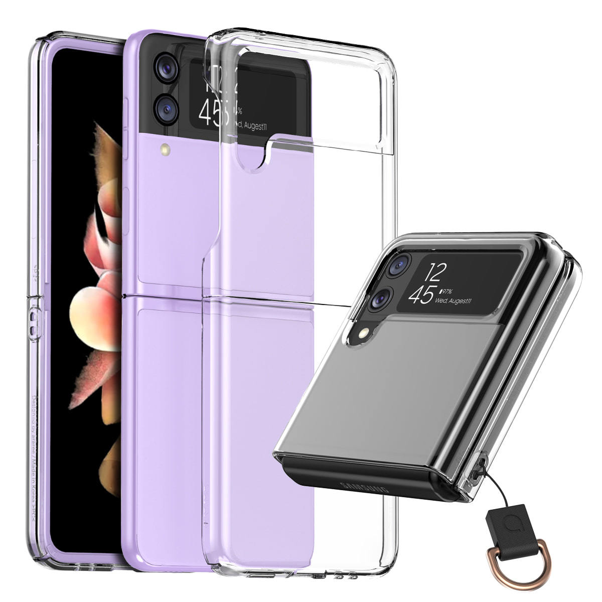 Galaxy Z Flip 3 5G araree Nukin  全透明機殼 (香港行貨)