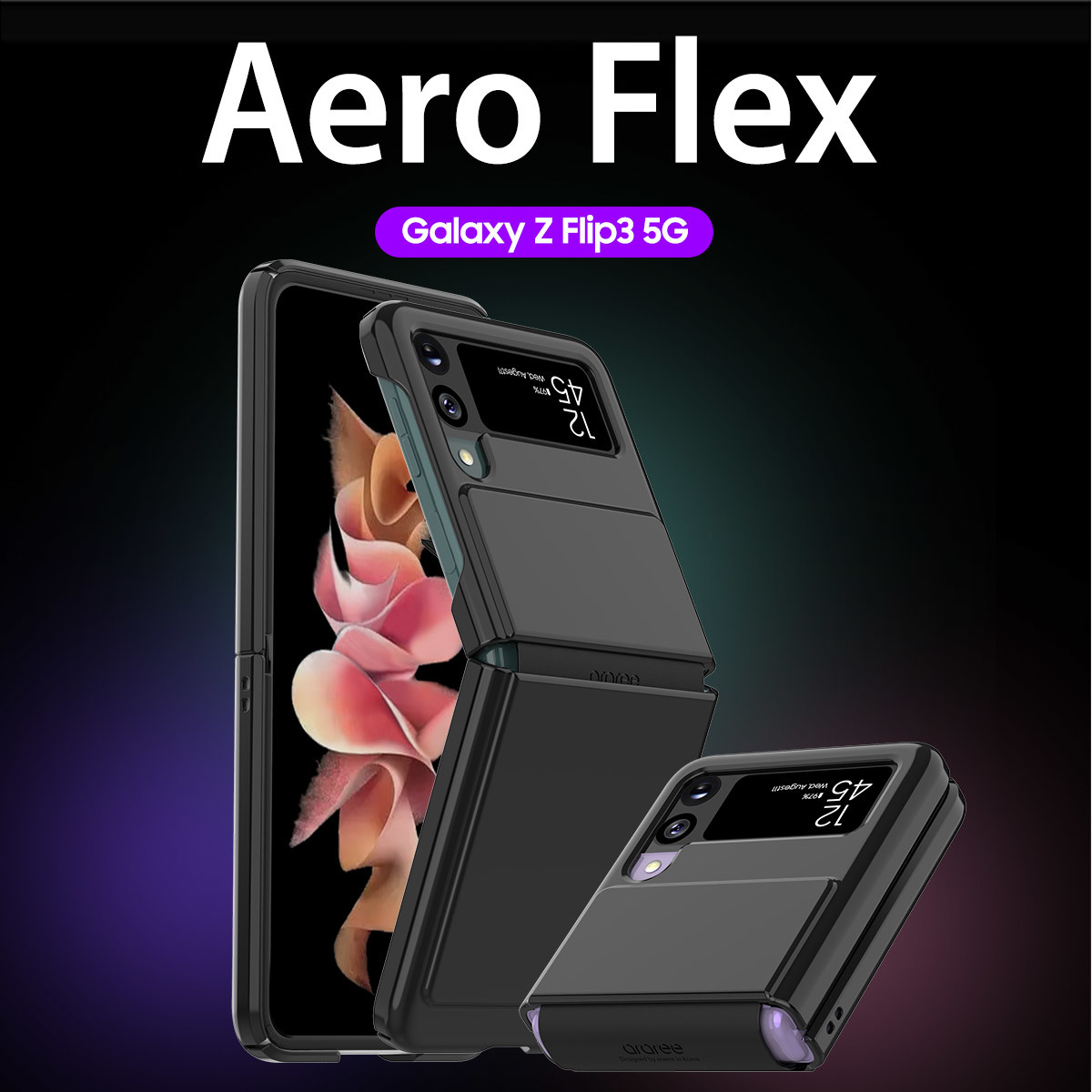 Galaxy Z Flip3 5G araree Aero Flex 機殼 (香港行貨)