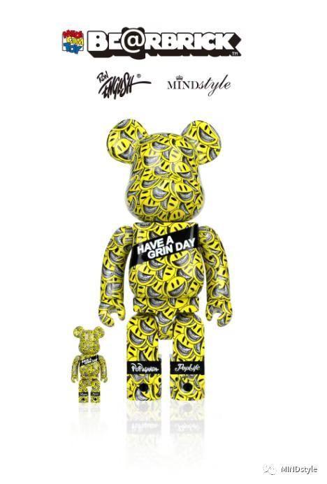 BE@RBRICK X RON ENGLISH X MINDstyle 400% + 100%